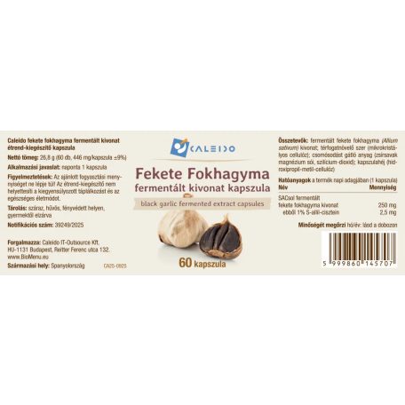 Caleido Fekete FOKHAGYMA fermentált kivonat kapszula 60 db