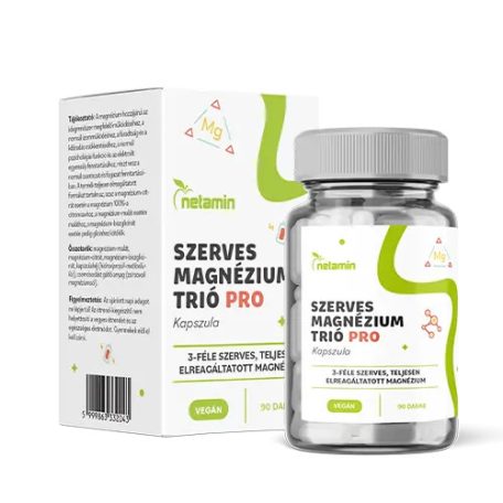 Netamin Szerves Magnézium Trió PRO kapszula 90db