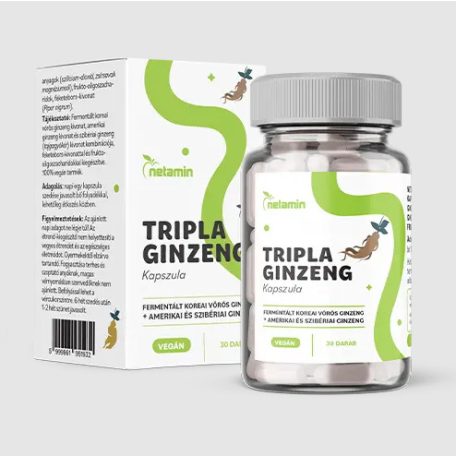 Netamin Tripla Ginzeng étrend-kiegészítő kapszula 30db