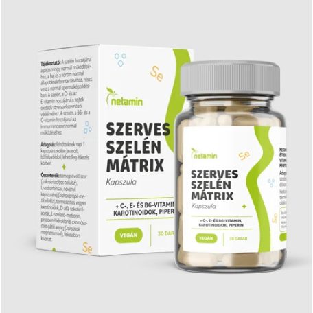 Netamin Szerves Szelén Mátrix kapszula