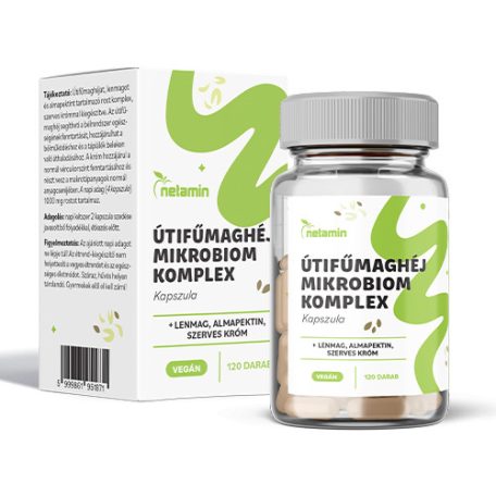 Netamin Útifű Maghéj Mikrobiom Komplex kapszula 120db