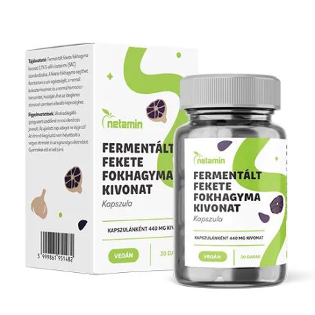Netamin Fermentált Fekete Fokhagyma Kivonat 30db