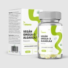 Netamin Vegán Omega-3 Algaolaj kapszula 60db