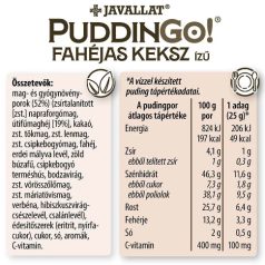 Javallat Puddingo Fahéjas keksz ízű instant pudingpor
