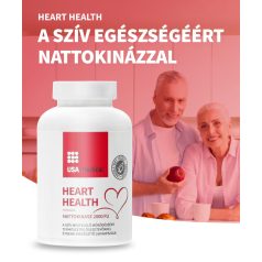   USA medical HEART HEALTH Szív egészség nattokinázzal kapszula 60 db