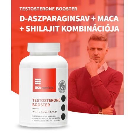 USA medical Tesztoszteron komplex macaval és shilajittal tabletta 60 db