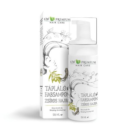 UW Premium Hair Care Tápláló Habsampon Zsíros hajra 150 ml