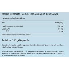   Vitaking Triglicerid Halolaj Kapszula 1200mg – Omega3 160db