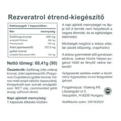 Vitaking Rezveratrol extra 125mg 90db
