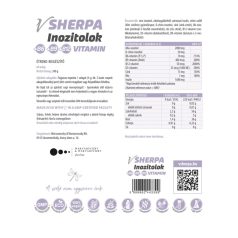   vSherpa Inozitolok +B6-, B9-, B12-vitamin szőlő ízű étrend-kiegészítő