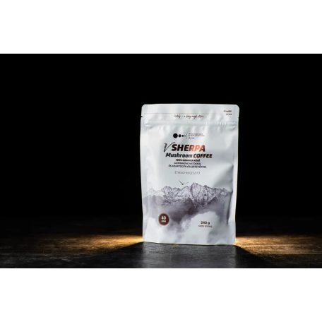 vSherpa Mushroom Coffee 100% arabica kávé gombakivonatokkal és adaptogén összetevőkkel