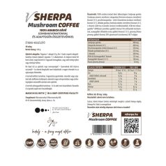   vSherpa Mushroom Coffee 100% arabica kávé gombakivonatokkal és adaptogén összetevőkkel
