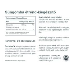Vitaking Süngomba kivonat 500 mg (60db)