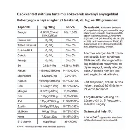 Vitaking Vitaking SuperSalt® Ásványi só 500g